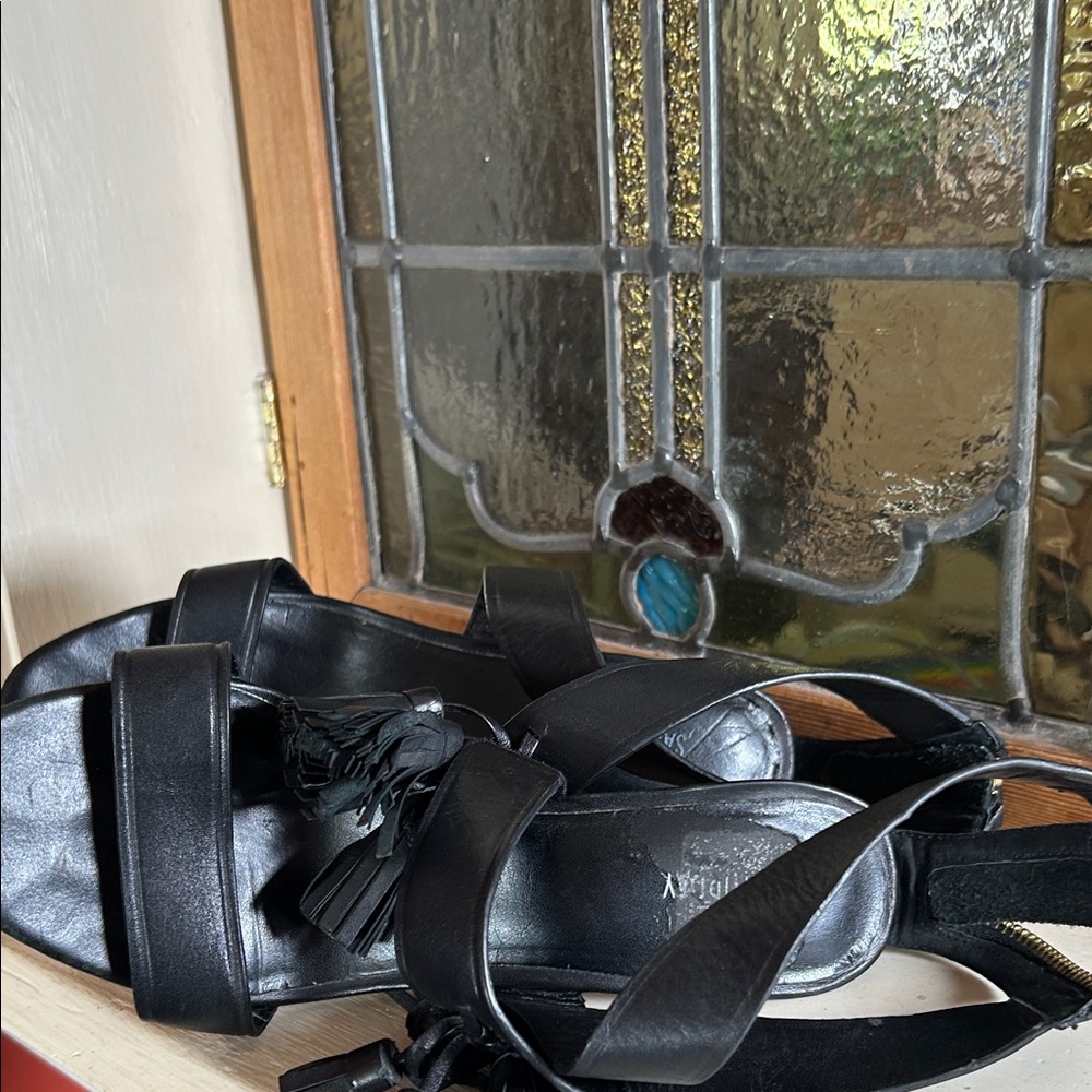 Kate Spade Black Tassel Sandals - Picture 7 of 8